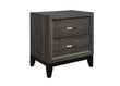 Davi Gray Nightstand - 1645-4 - Bien Home Furniture & Electronics