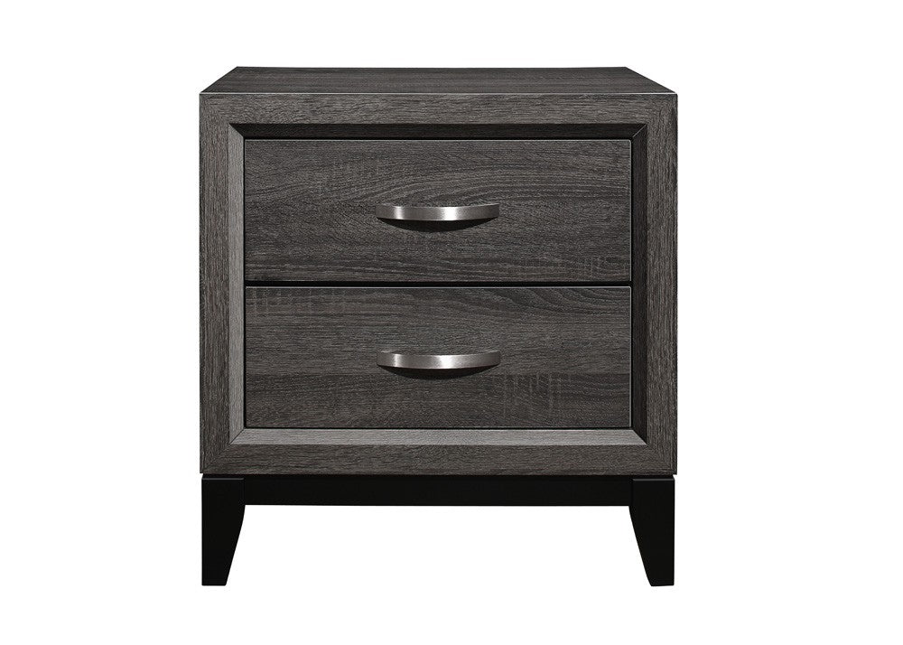 Davi Gray Nightstand - 1645-4 - Bien Home Furniture & Electronics