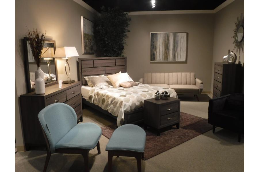 Davi Gray Panel Youth Bedroom Set - SET | 1645F-1 | 1645T-3 | 1645-5 | 1645-6 | 1645-4 | 1645-9 - Bien Home Furniture & Electronics