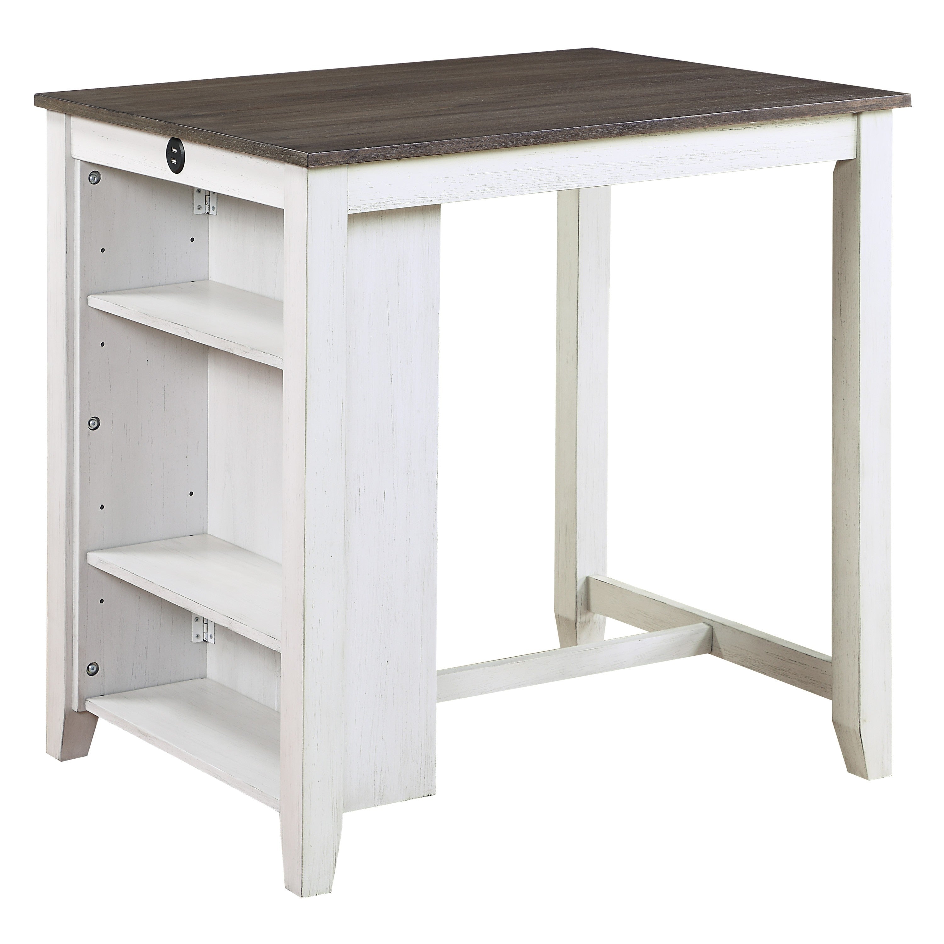 Daye White/Gray 3-Piece Counter Height Set - 5773WH-32 - Bien Home Furniture & Electronics