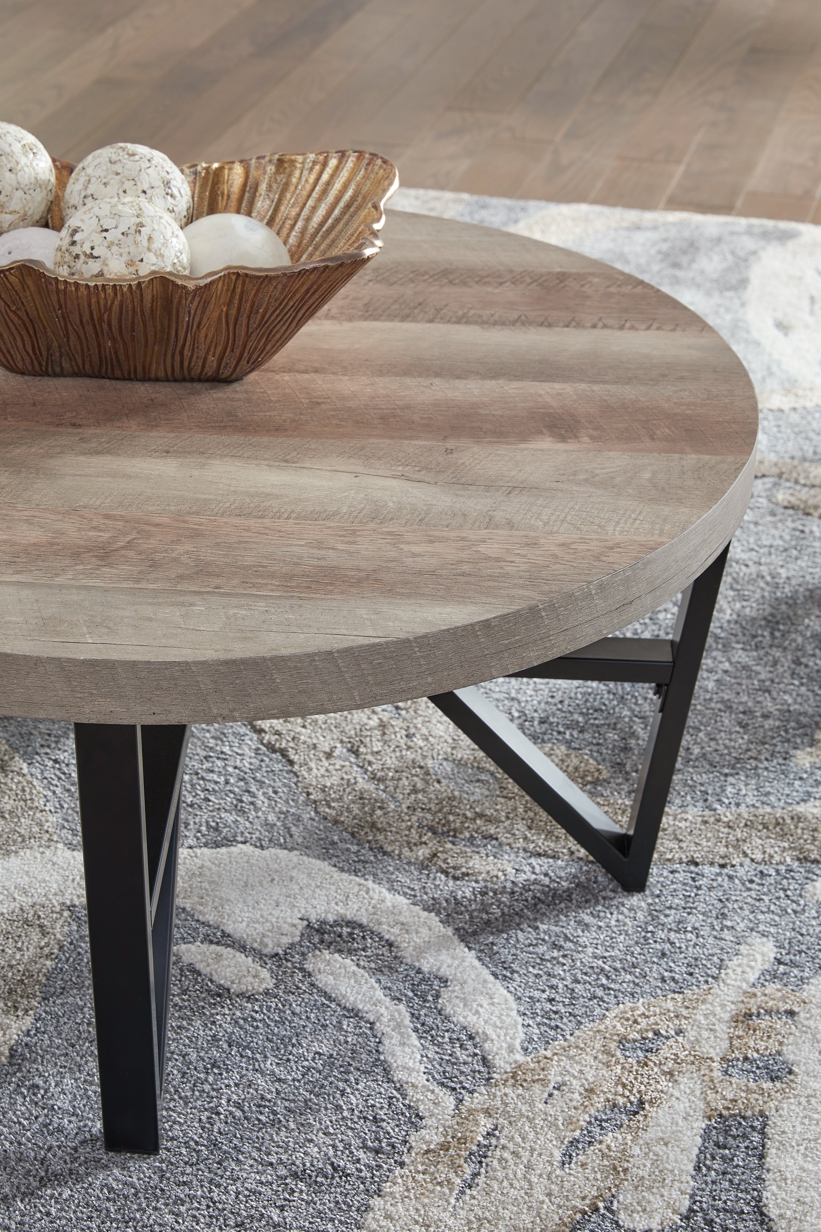 Deanlee Grayish Brown/Black Table (Set of 3) - T235-13 - Bien Home Furniture & Electronics