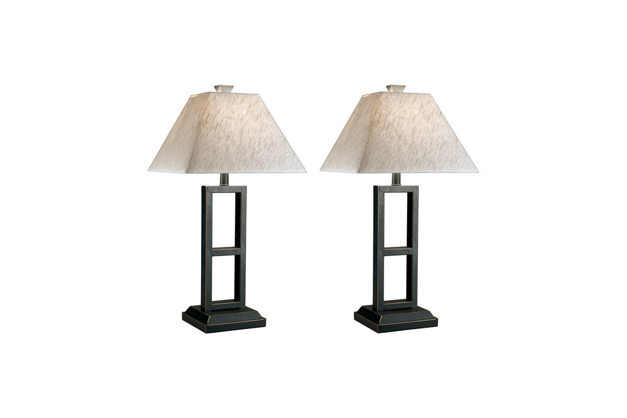 Deidra Black Table Lamp, Set of 2 - L318924 - Bien Home Furniture & Electronics
