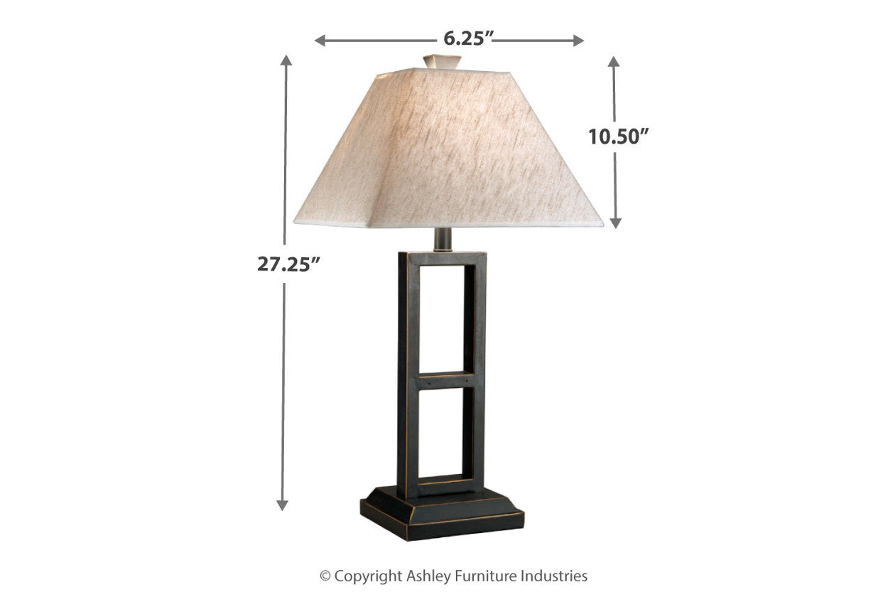 Deidra Black Table Lamp, Set of 2 - L318924 - Bien Home Furniture & Electronics