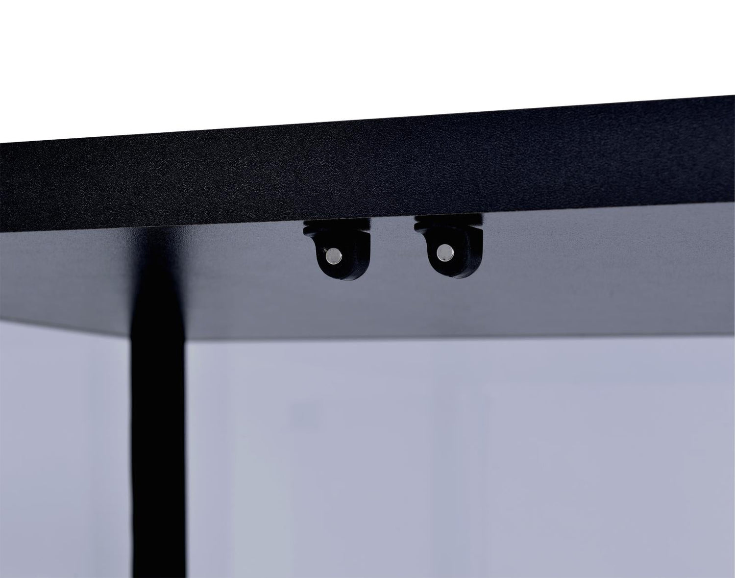 Delphinium Black/Clear 5-Shelf Glass Curio Cabinet - 950170 - Bien Home Furniture & Electronics