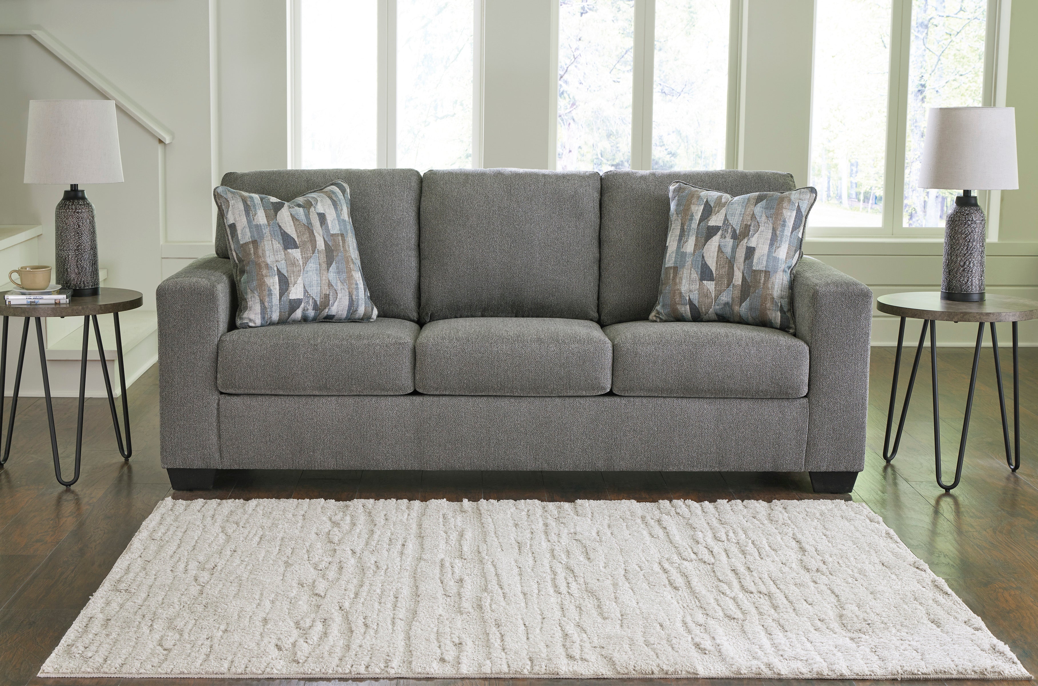 Deltona Graphite Living Room Set - SET | 5120538 | 5120535 - Bien Home Furniture & Electronics