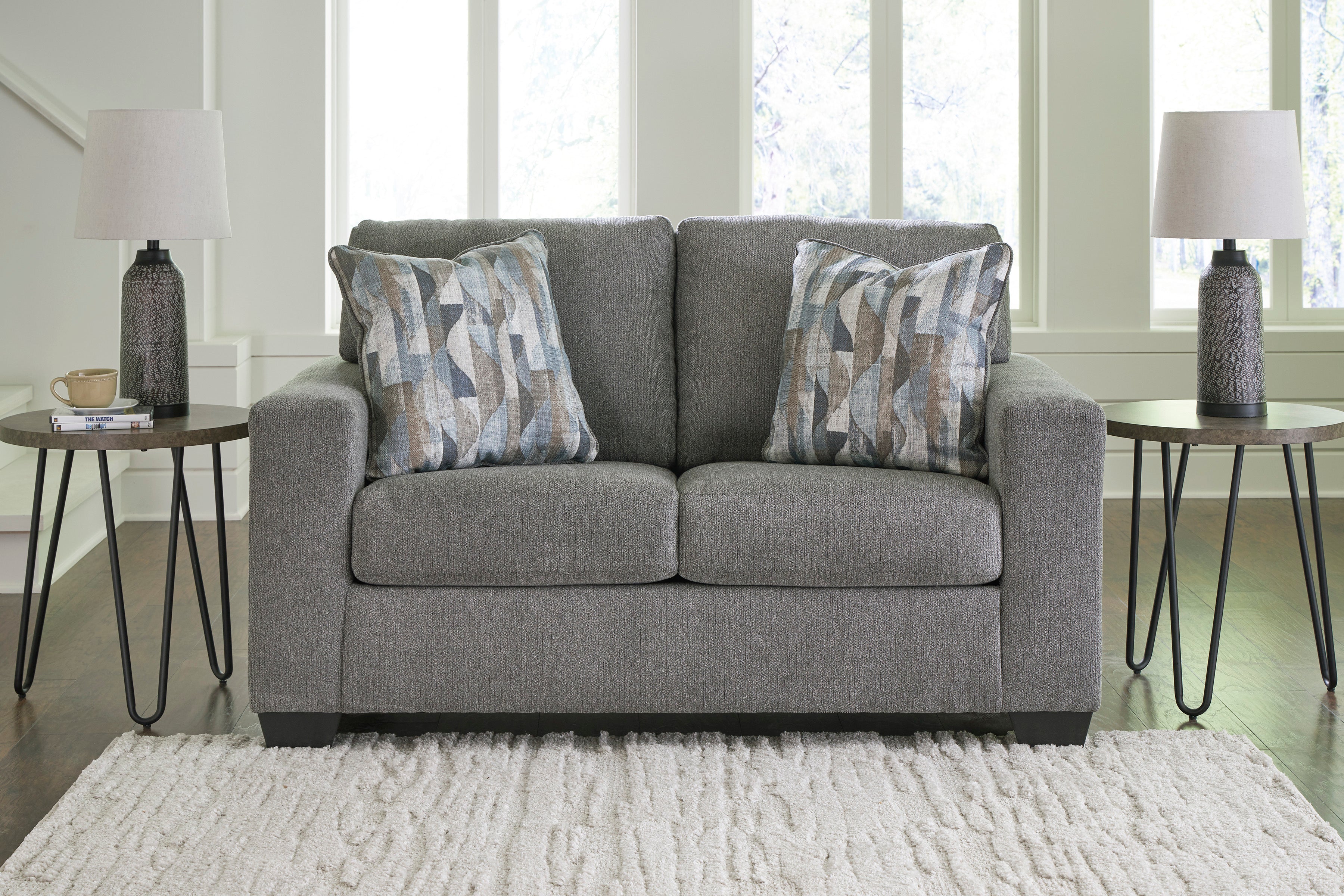 Deltona Graphite Living Room Set - SET | 5120538 | 5120535 - Bien Home Furniture & Electronics