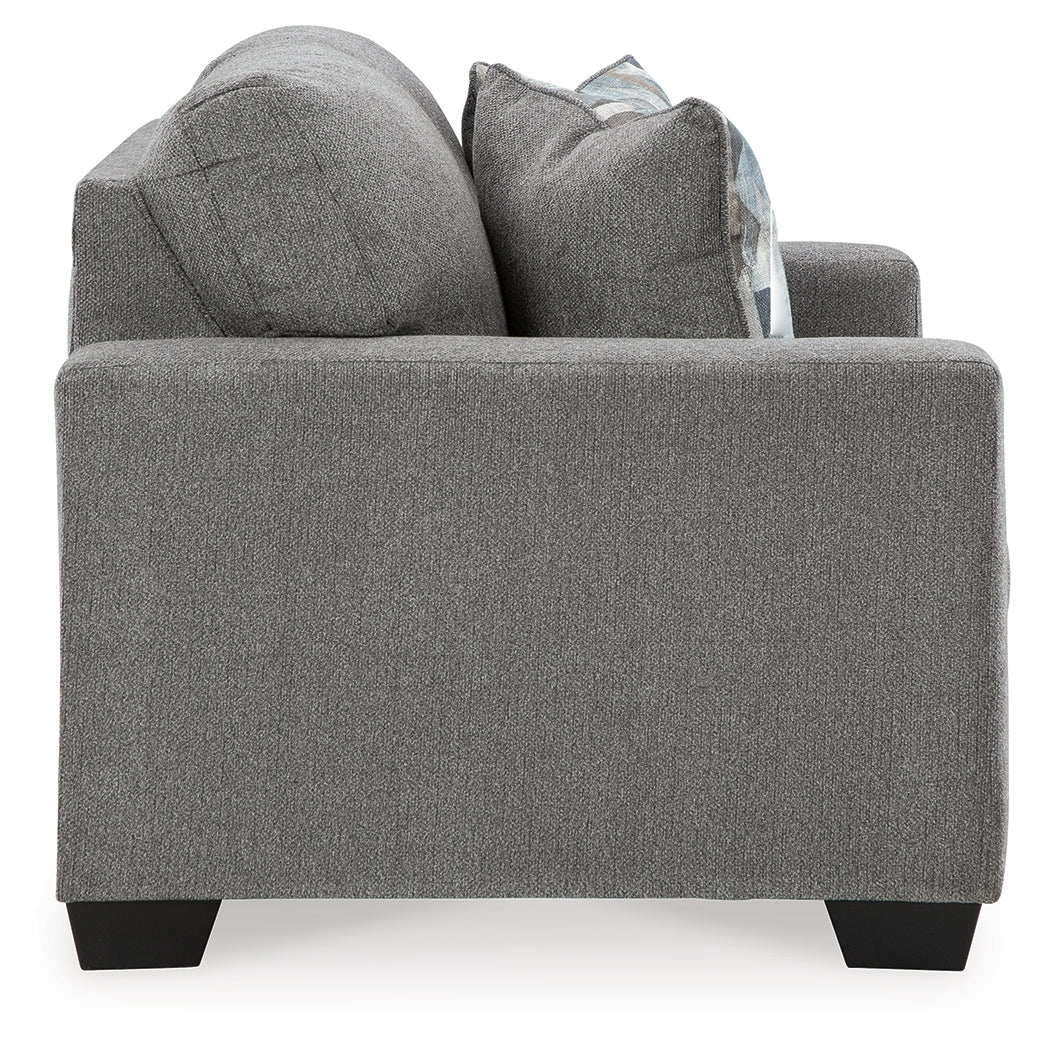 Deltona Graphite Loveseat - 5120535 - Bien Home Furniture & Electronics
