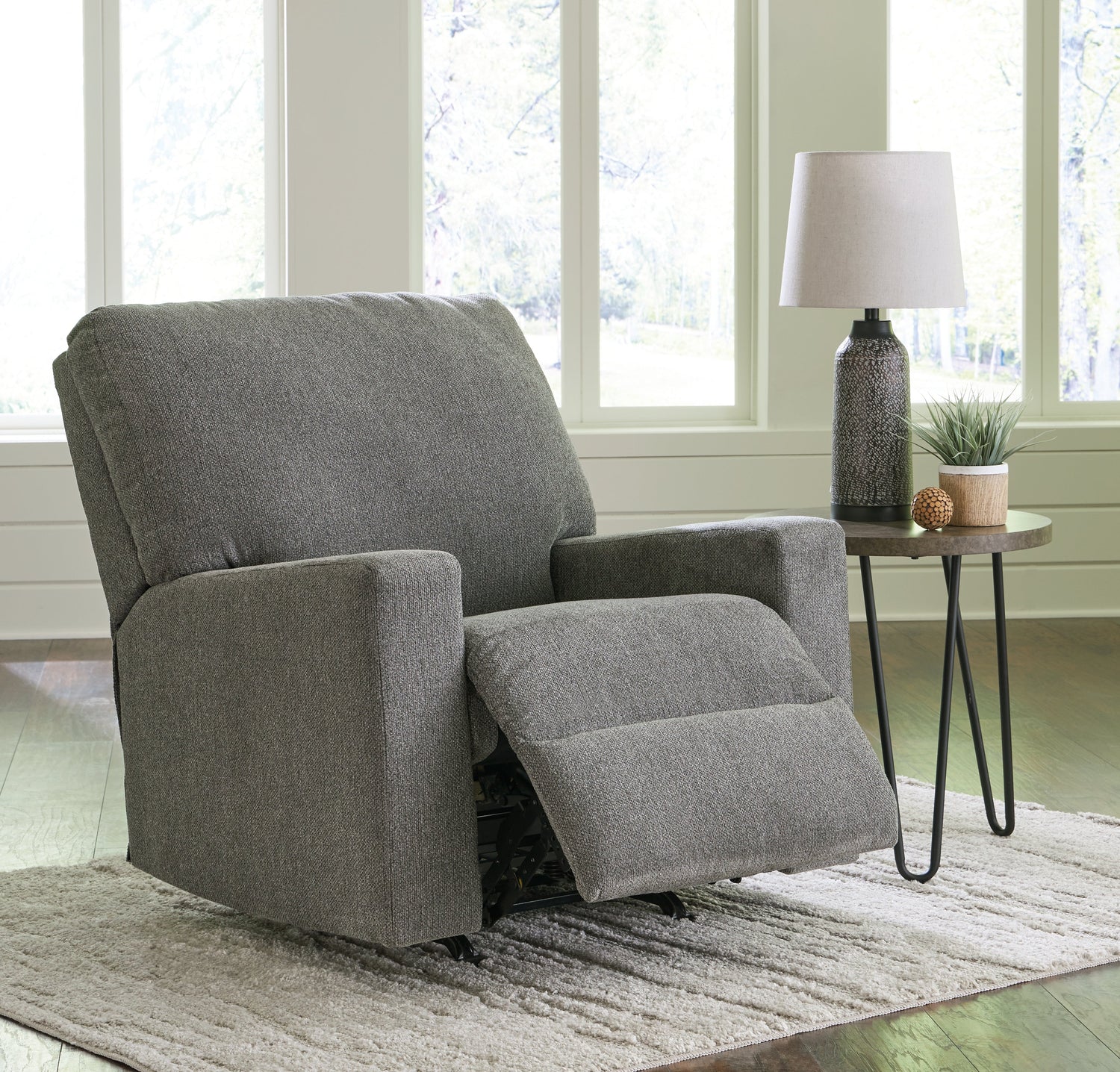 Deltona Graphite Recliner - 5120525 - Bien Home Furniture & Electronics