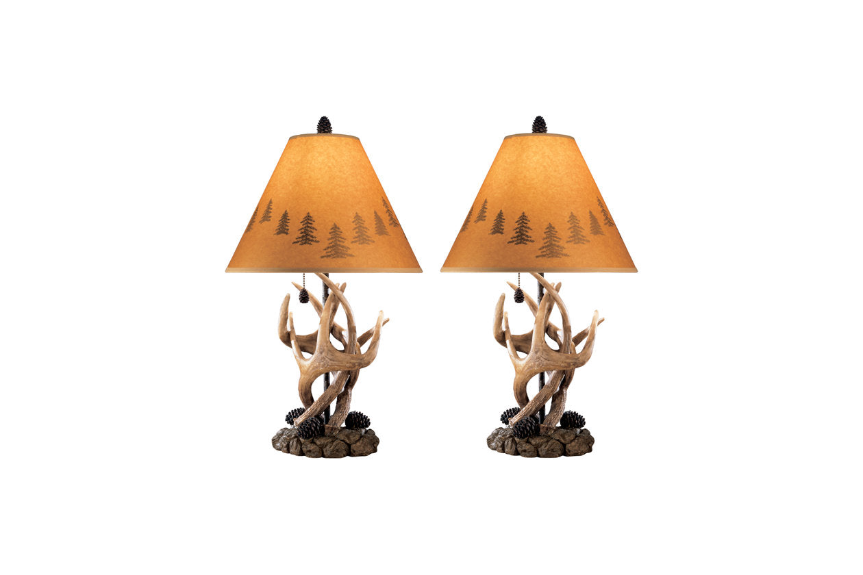 Derek Brown Table Lamp, Set of 2 - L316984 - Bien Home Furniture & Electronics