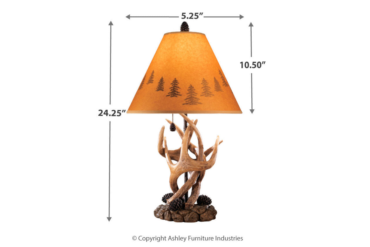 Derek Brown Table Lamp, Set of 2 - L316984 - Bien Home Furniture & Electronics