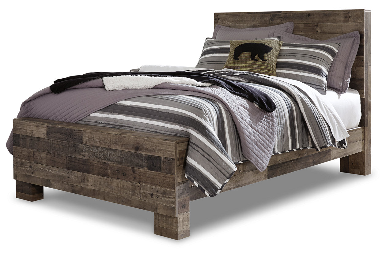 Derekson Multi Gray Full Panel Bed - SET | B200-84 | B200-86 | B200-87 - Bien Home Furniture & Electronics