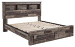 Derekson Multi Gray King Storage Footboard - B200-56S - Bien Home Furniture & Electronics