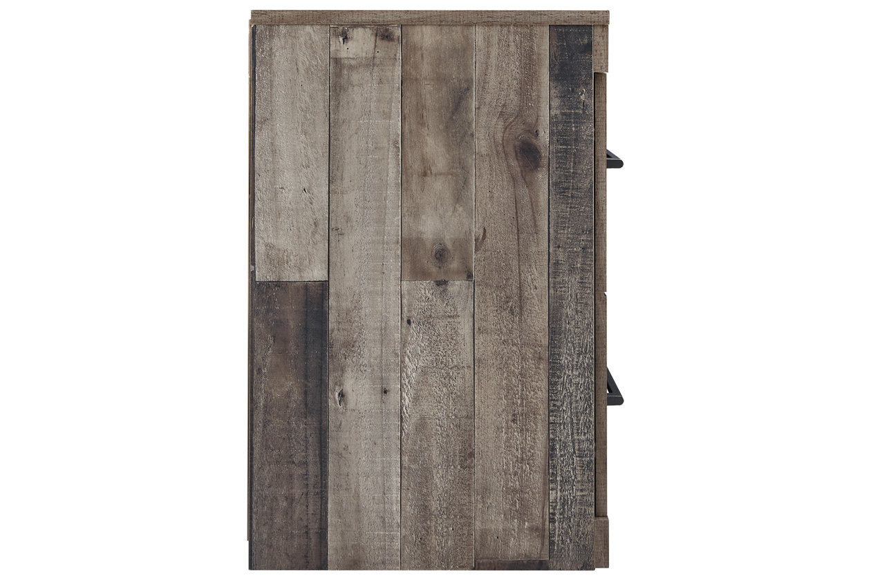 Derekson Multi Gray TV Stand with Electric Fireplace - SET | EW0200-268 | W100-101 - Bien Home Furniture & Electronics