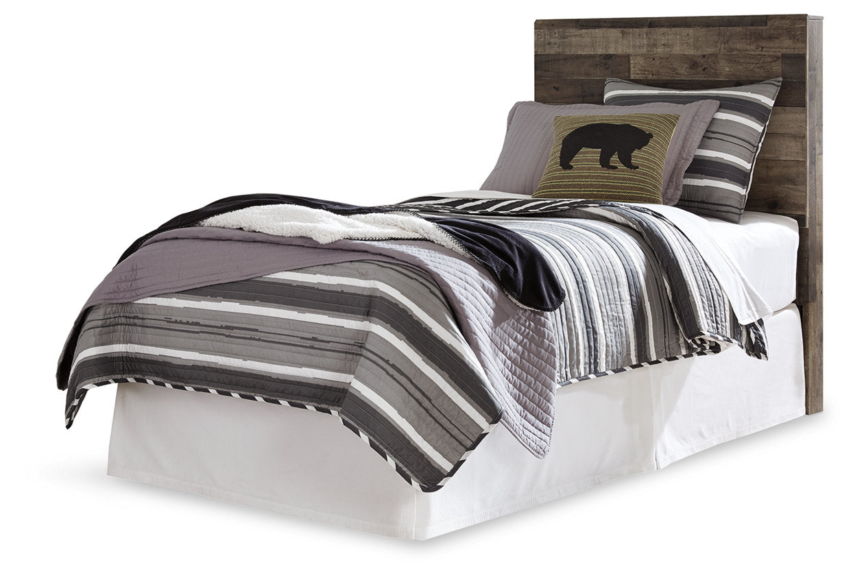Derekson Multi Gray Twin Panel Headboard - B200-53 - Bien Home Furniture & Electronics