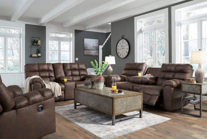 Derwin Nut Reclining Living Room Set - SET | 2840189 | 2840194 - Bien Home Furniture &amp; Electronics