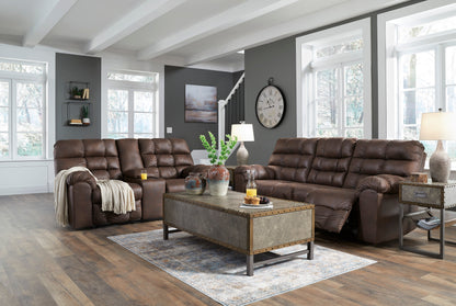 Derwin Nut Reclining Living Room Set - SET | 2840189 | 2840194 - Bien Home Furniture &amp; Electronics