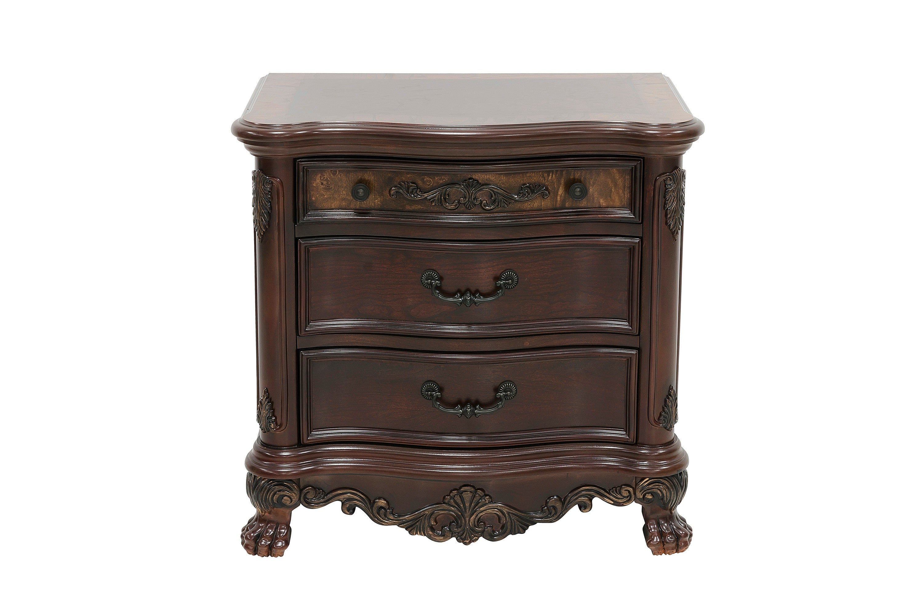Deryn Park Cherry Nightstand - 2243-4 - Bien Home Furniture & Electronics