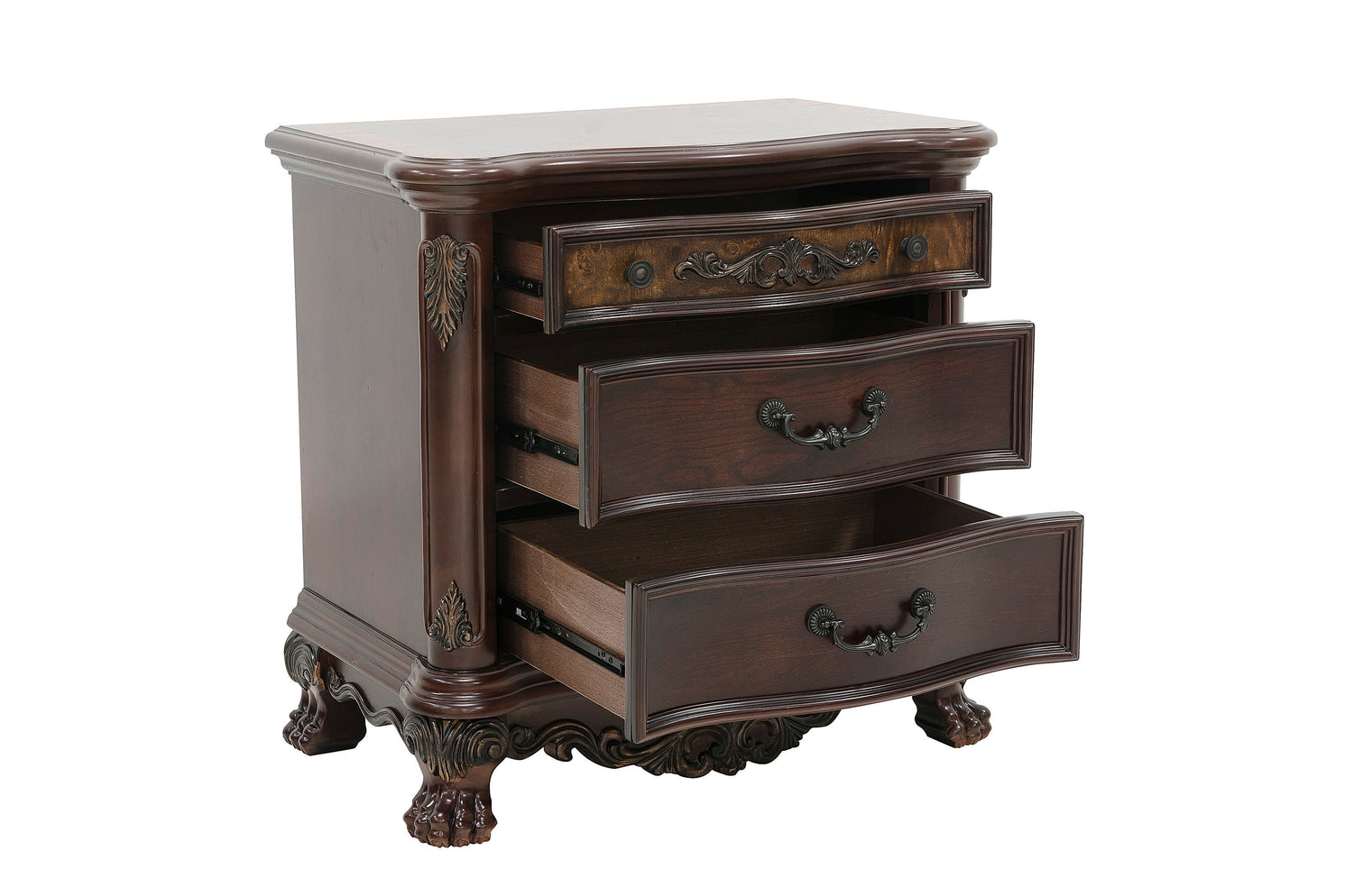 Deryn Park Cherry Nightstand - 2243-4 - Bien Home Furniture & Electronics