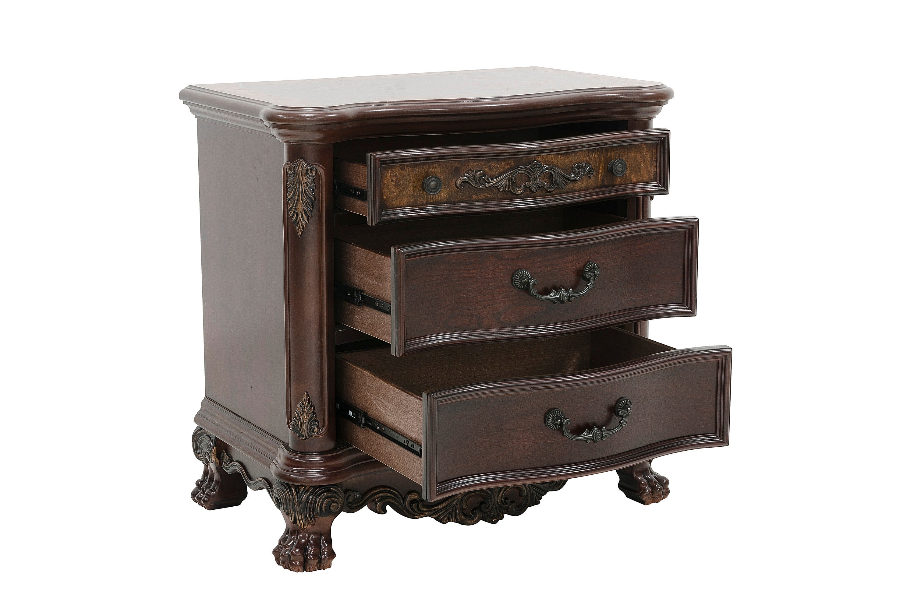 Deryn Park Cherry Nightstand - 2243-4 - Bien Home Furniture & Electronics