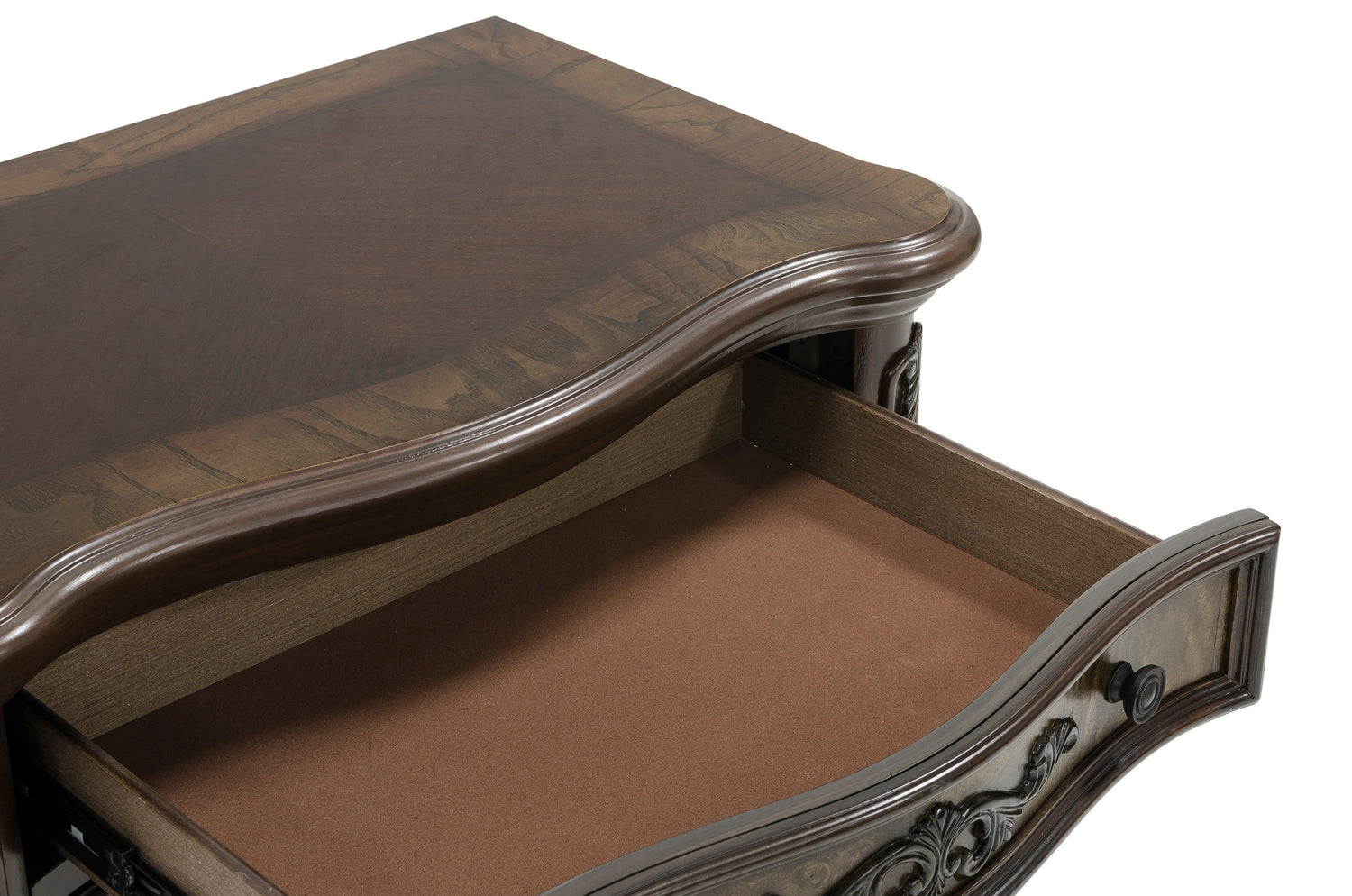 Deryn Park Cherry Sleigh Bedroom Set - SET | 2243SLK-1 | 2243SLK-2 | 2243SLK-3EK | 2243-5 | 2243-6 | 2243-4 | 2243-9 - Bien Home Furniture & Electronics