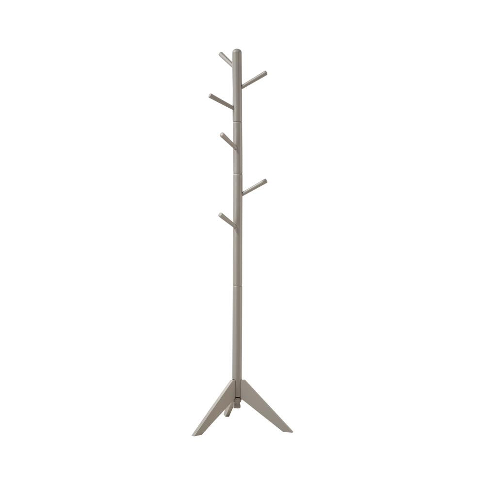 Devlin Gray Coat Rack with 6 Hooks - 900632 - Bien Home Furniture & Electronics