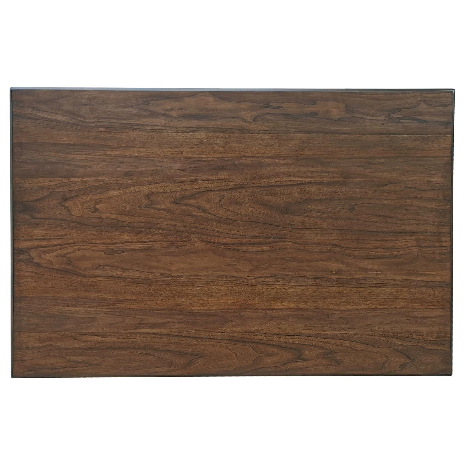Dewey Walnut 2-Drawer Counter Height Table with Open Shelves - 115208 - Bien Home Furniture & Electronics