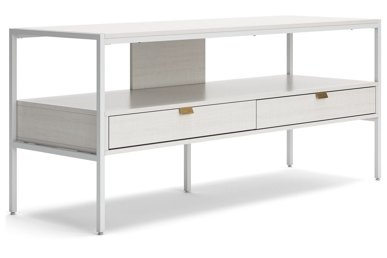 Deznee White 60" TV Stand - W162-68 - Bien Home Furniture & Electronics