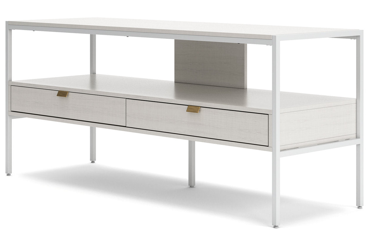 Deznee White 60" TV Stand - W162-68 - Bien Home Furniture & Electronics