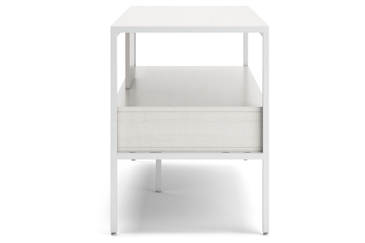 Deznee White 60" TV Stand - W162-68 - Bien Home Furniture & Electronics