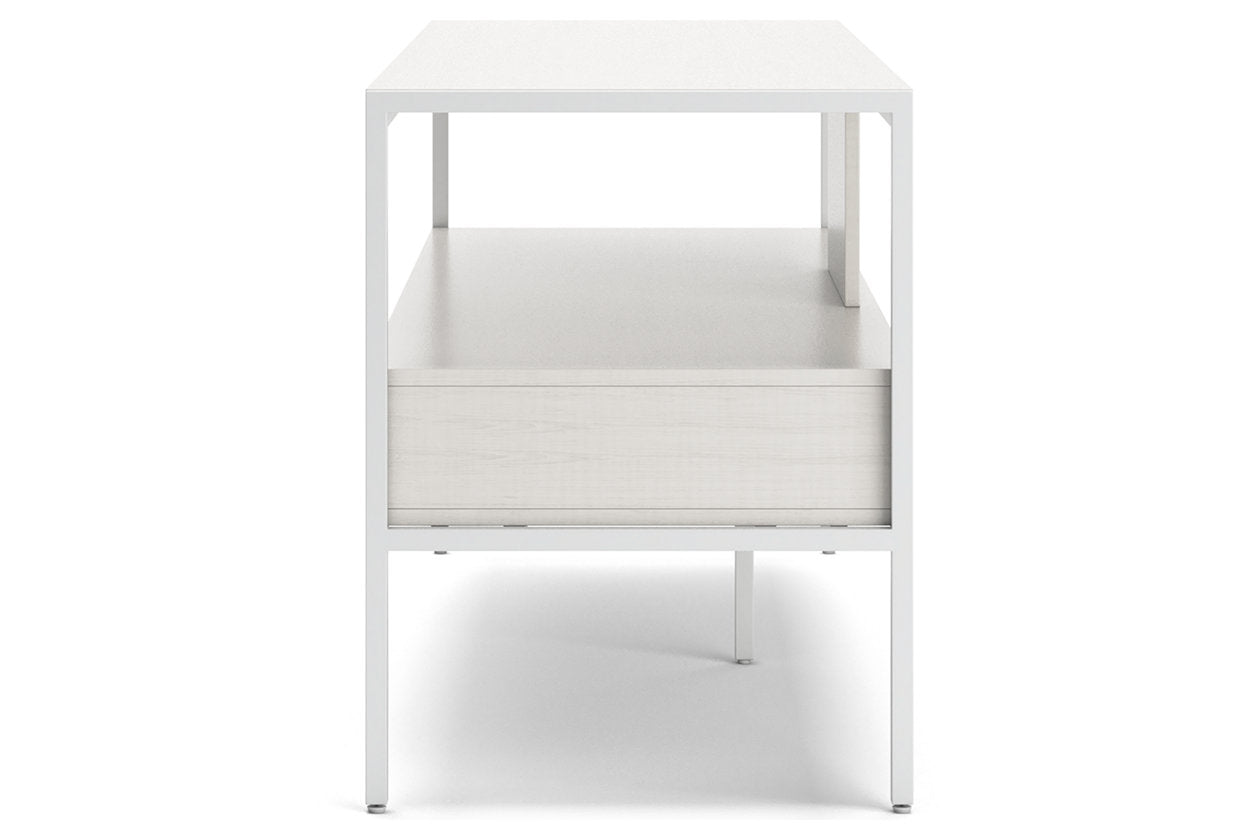 Deznee White 60" TV Stand - W162-68 - Bien Home Furniture & Electronics