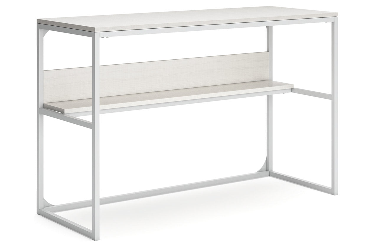 Deznee White Home Office Desk - H162-14 - Bien Home Furniture & Electronics