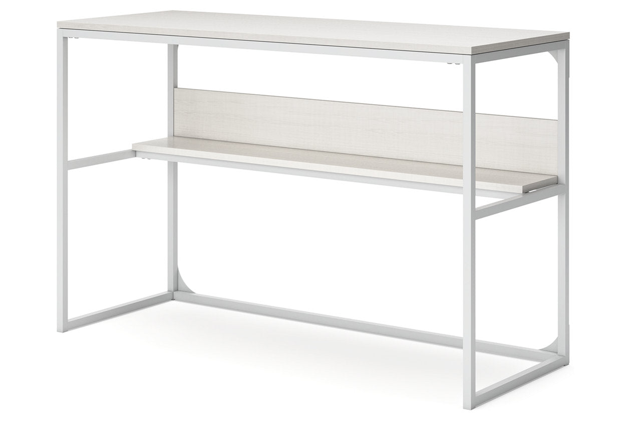 Deznee White Home Office Desk - H162-14 - Bien Home Furniture & Electronics