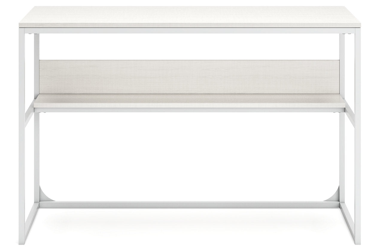 Deznee White Home Office Desk - H162-14 - Bien Home Furniture & Electronics