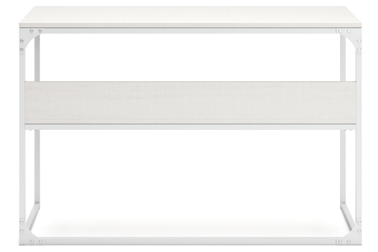 Deznee White Home Office Desk - H162-14 - Bien Home Furniture & Electronics