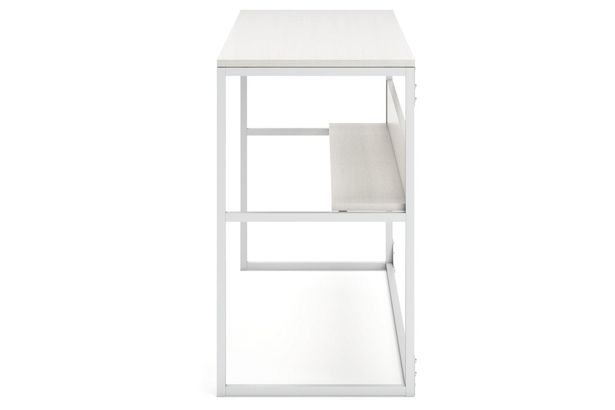 Deznee White Home Office Desk - H162-14 - Bien Home Furniture & Electronics