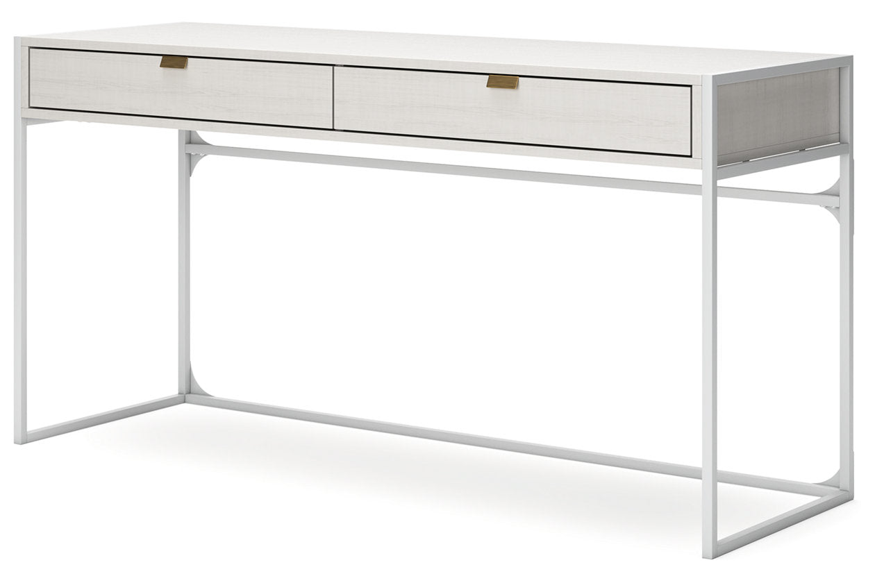 Deznee White Home Office Desk - H162-44 - Bien Home Furniture &amp; Electronics