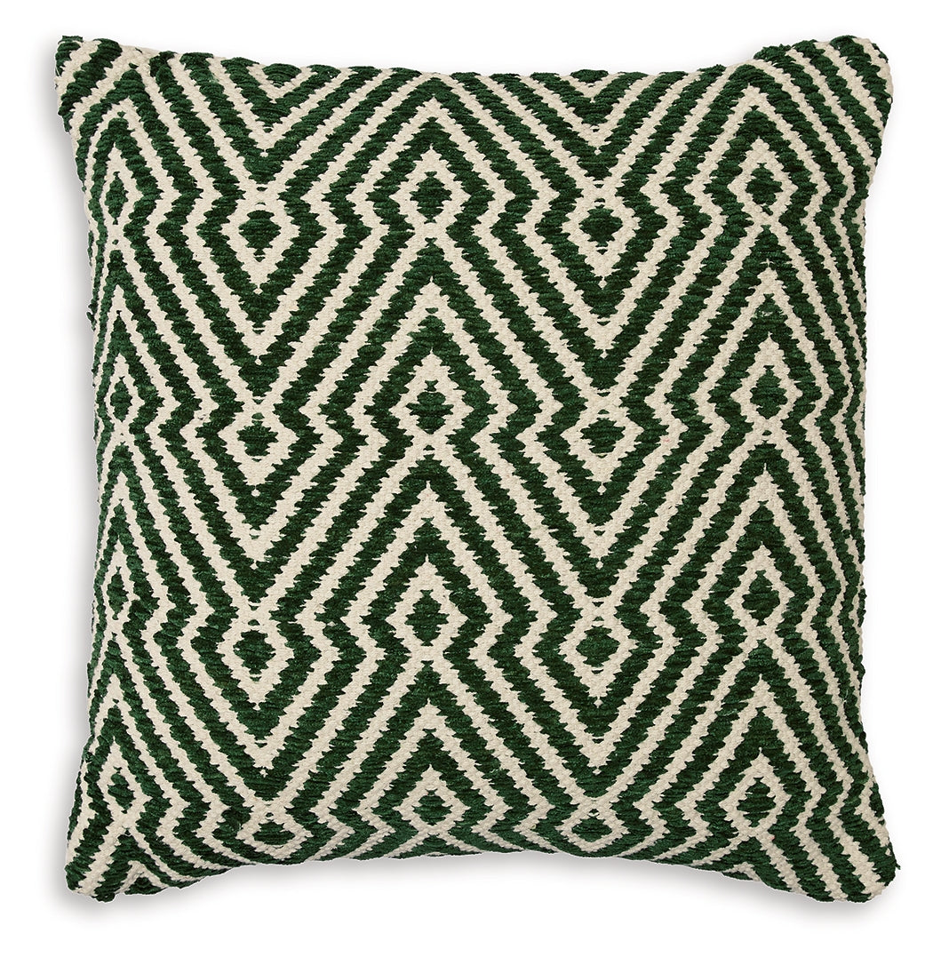 Digover Green/Ivory Pillow - A1001036P - Bien Home Furniture &amp; Electronics