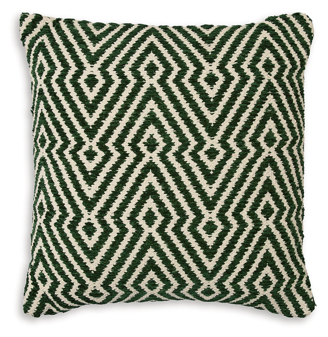 Digover Green/Ivory Pillow (Set of 4) - A1001036 - Bien Home Furniture & Electronics