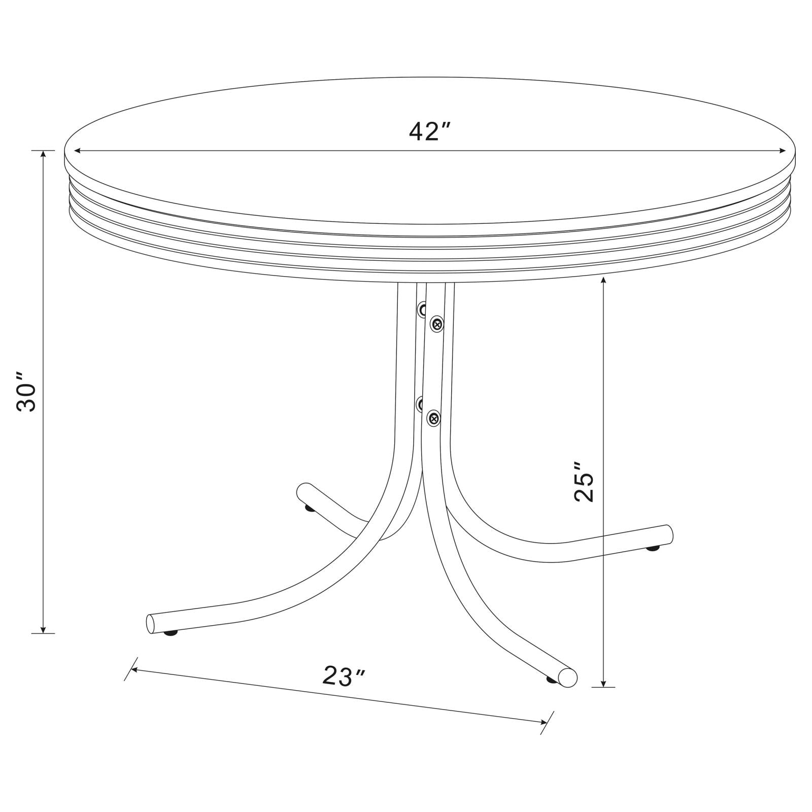 DINING TABLE 5 PC SET - 2388-S5R - Bien Home Furniture & Electronics