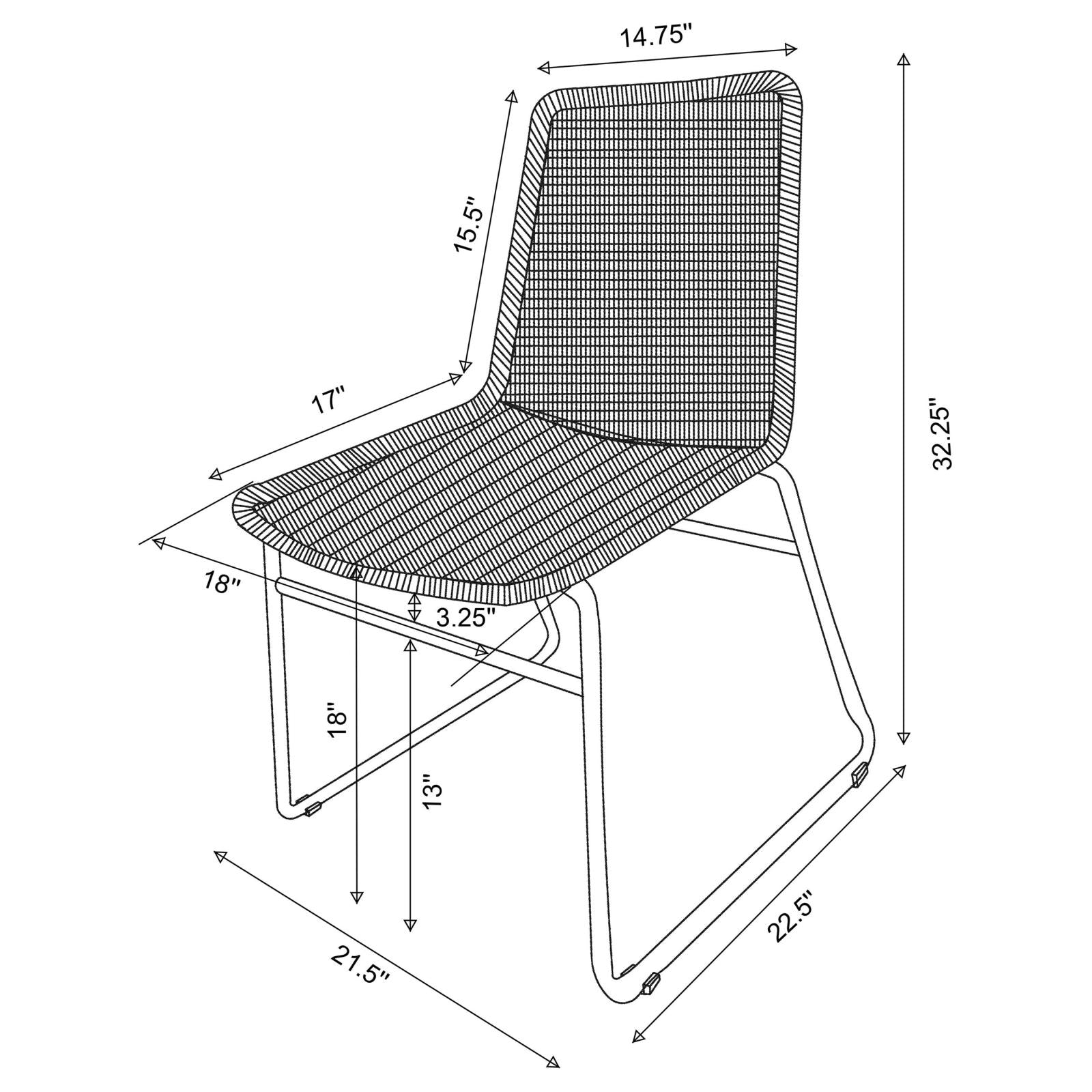 DINING TABLE BASE 5 PC SET - 108291-S5A - Bien Home Furniture & Electronics