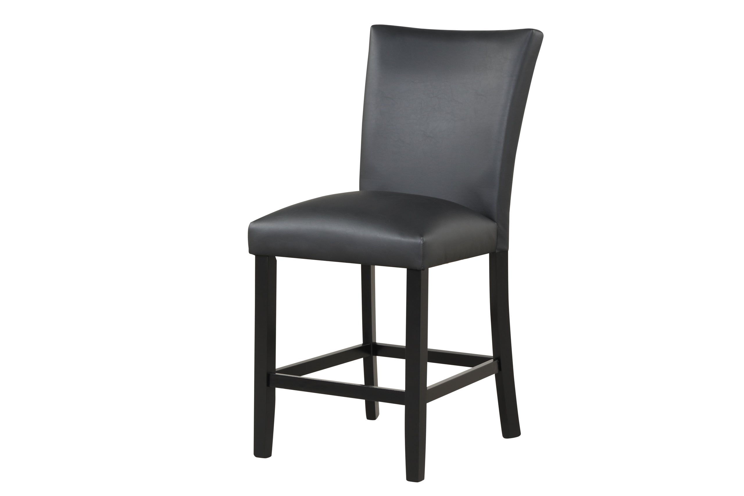 Dior PU Black 5-Piece Counter Height Set - Dior PU - Bien Home Furniture & Electronics