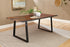 Ditman Gray Sheesham/Black Live Edge Dining Table - 110181 - Bien Home Furniture & Electronics