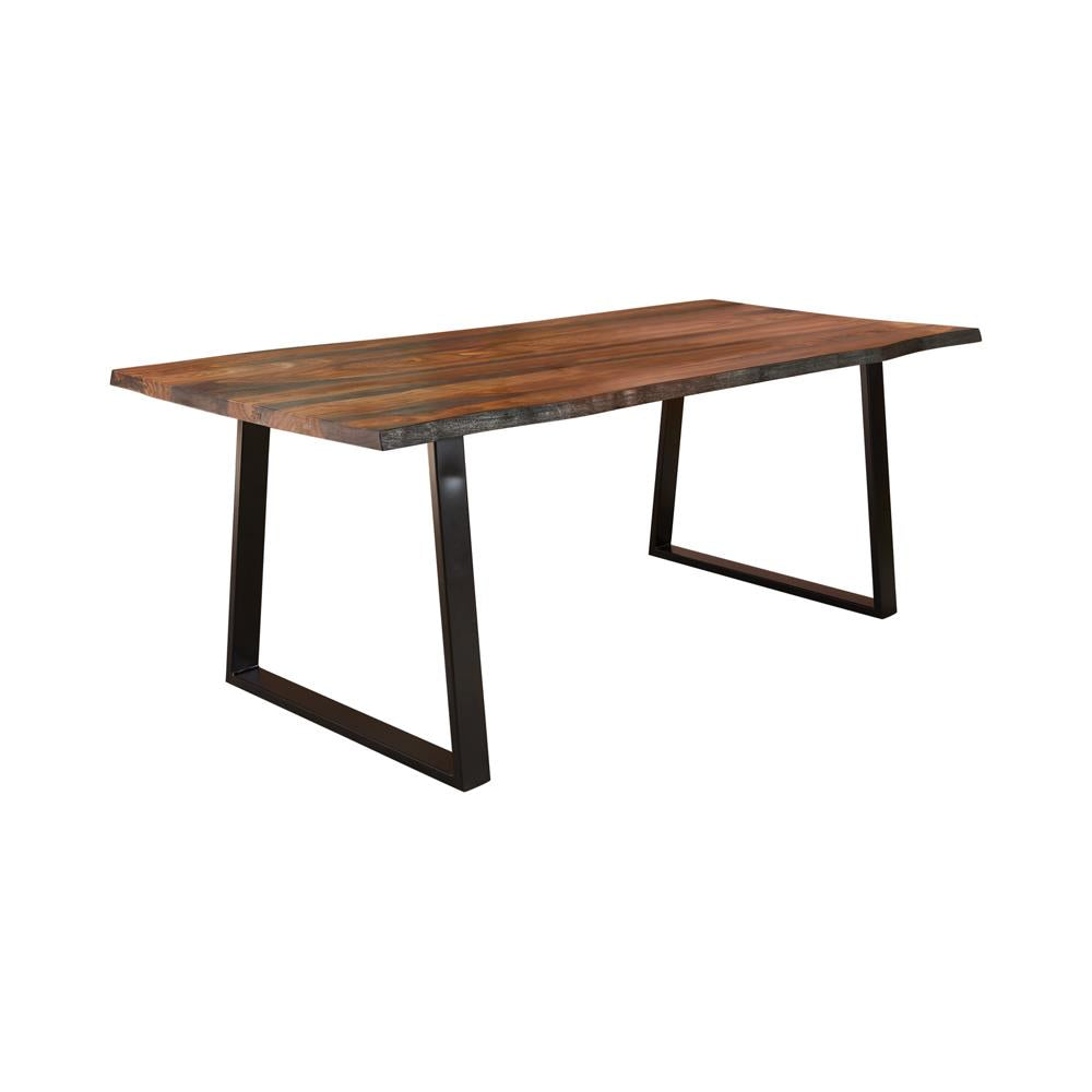 Ditman Gray Sheesham/Black Live Edge Dining Table - 110181 - Bien Home Furniture & Electronics
