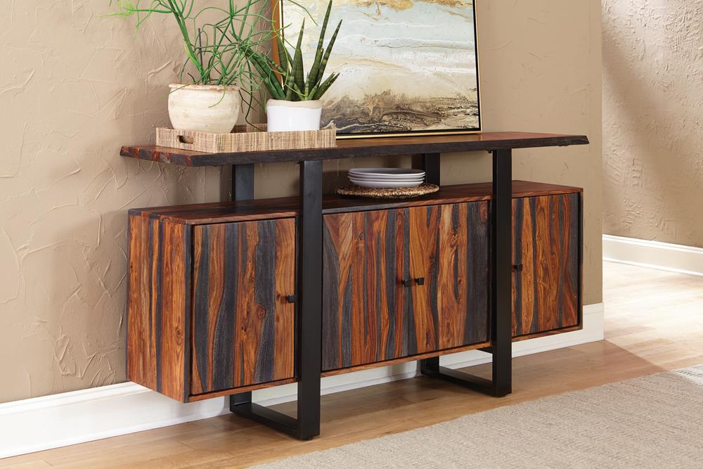 Ditman Server Gray/Black - 110185 - Bien Home Furniture & Electronics