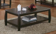 Dixon Espresso Rectangular Coffee Table with Lower Shelf - 701078 - Bien Home Furniture & Electronics