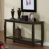 Dixon Rectangular Sofa Table with Lower Shelf Espresso - 701079 - Bien Home Furniture & Electronics