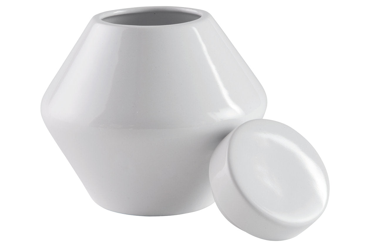 Domina White Jar - A2000484J - Bien Home Furniture & Electronics