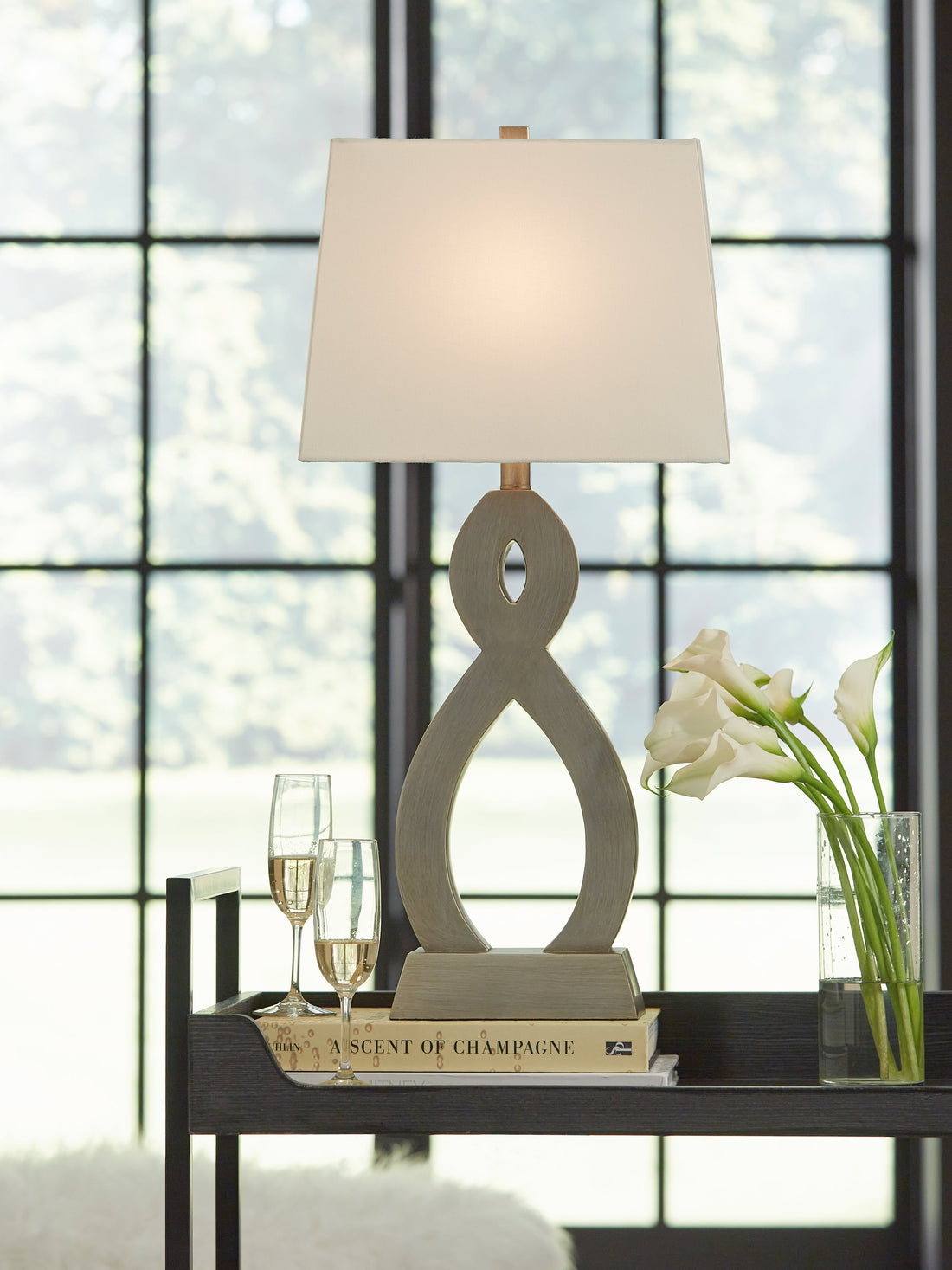 Donancy Champagne Table Lamp (Set of 2) - L243334 - Bien Home Furniture &amp; Electronics