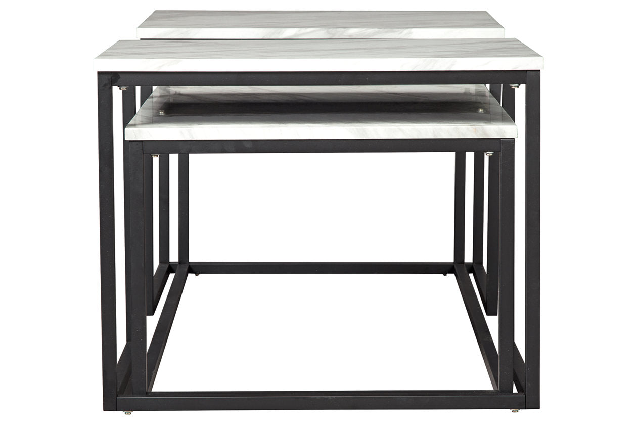 Donnesta Gray/Black Table, Set of 3 - T182-13 - Bien Home Furniture & Electronics