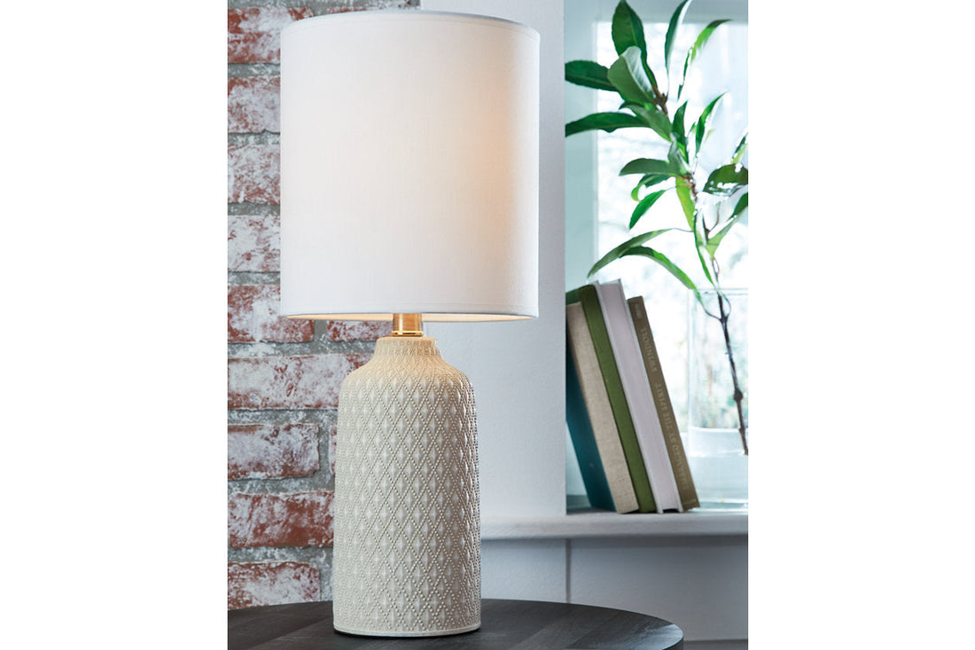Donnford Gray Table Lamp - L180114 - Bien Home Furniture &amp; Electronics